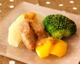 レンチンでスピード温野菜☆作り方5写真