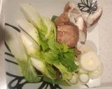 福岡野菜つぼみ菜のガリバタ炒め作り方1写真