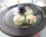 カニカマで中華風蒸しパン作り方4写真