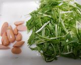 納豆と水菜入り塩焼きそば作り方2写真
