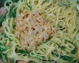 納豆と水菜入り塩焼きそば作り方7写真