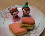 雛祭に♪菱餅型練乳クリームサンドクッキー作り方10写真