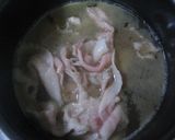 パパッと肉チーズうどん★作り方1写真
