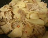 ♡大根と豚ﾊﾞﾗのこってり味噌炒め♡作り方4写真