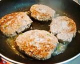 他人（肉）でも旨い☆なんこつくねバーグ作り方5写真