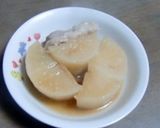 ブイヨンキューブで味付ける、大根煮物作り方4写真