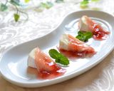 カマンベール＆生ハムに苺ソース作り方2写真