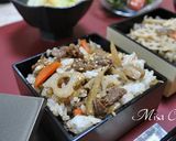 牛肉と根菜の混ぜご飯作り方7写真