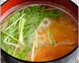焼き卵とトマトの味噌汁作り方4写真