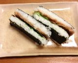 豚の生姜焼きライスサンド作り方6写真