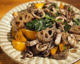 蓮根と人参のアンチョビ炒め作り方5写真