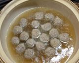 白菜と肉団子の中華鍋作り方3写真
