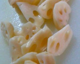 簡単☆れんこんの甘辛炒め作り方1写真