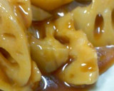 簡単☆れんこんの甘辛炒め作り方4写真