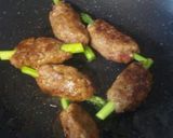 お弁当に♪挽き肉でアスパラ肉巻き作り方4写真