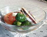 芽キャベツとイカの酢味噌和え作り方5写真