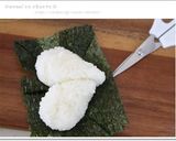 バレンタイン＊簡単ハートおにぎりキャラ弁作り方3写真