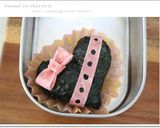 バレンタイン＊簡単ハートおにぎりキャラ弁作り方5写真
