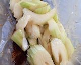 セロリの酢醤油漬け作り方1写真