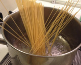 梅とじゃことバターの和風パスタ！作り方2写真