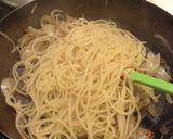 梅とじゃことバターの和風パスタ！作り方3写真