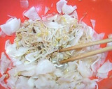 かぶともやしの酢の物～ナムル風作り方4写真