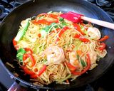 ベトナム風ガーリックバター焼きそば作り方6写真