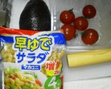 アボカドトマトのマカロニサラダ♡作り方1写真