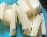 大根うま煮も同時に★和風煮込みハンバーグ作り方1写真