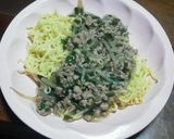 冷蔵庫整理に！挽き肉野菜あんかけ♪作り方9写真