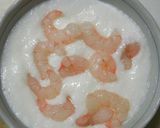エビ入り山芋のとろろ蒸し作り方2写真
