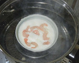 エビ入り山芋のとろろ蒸し作り方3写真