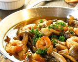 ■えびときのこのスパイスオイル煮■作り方5写真