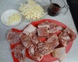 鶏肉とサラダ豆の赤ワイン煮作り方1写真