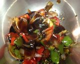 鶏唐揚げと揚げ野菜の黒酢あん作り方5写真