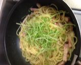 安ウマ！しめじと豆苗の和風パスタ☆作り方5写真