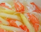 ✿ホワイトアスパラのカニ風味餡掛けで♬✿作り方6写真