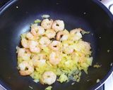 ランチに♪米粉ホワイトソース☆えびドリア作り方3写真