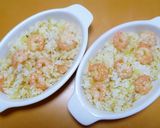 ランチに♪米粉ホワイトソース☆えびドリア作り方5写真