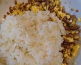 レンジdeそぼろ丼風？おにぎり♪♪作り方12写真