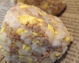 レンジdeそぼろ丼風？おにぎり♪♪作り方13写真