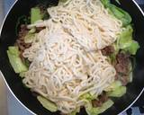 とろ～り目玉焼き付焼きうどん♪作り方5写真