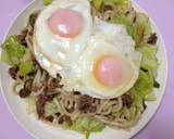 とろ～り目玉焼き付焼きうどん♪作り方11写真