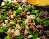 牛ひき肉とご飯のチーズドリア作り方1写真