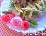 簡単☆大根deバラちらし寿司♪ひな祭り作り方3写真