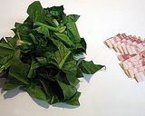 簡単☆お弁当に☆ほうれんそう＆ベーコン☆作り方1写真