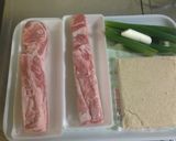我が家の♡とろっと豚の角煮(おからで・)作り方1写真