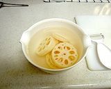 キレイに詰めよう♪明太子れんこん作り方1写真