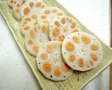 キレイに詰めよう♪明太子れんこん作り方5写真