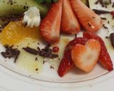 チョコっといい予感のフルーツサラダ作り方5写真